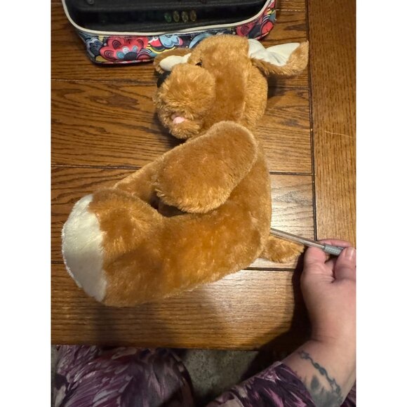 Build-A-Bear Workshop Brown Sugar Plush Sitting Brown Dog Stuffed Animal Soft - Picture 7 of 7